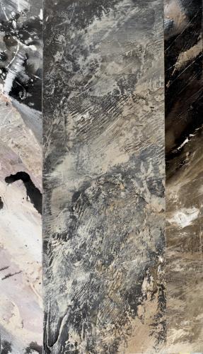 Tempête la nuit sur les monts